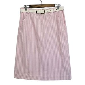 D.K.GOLD by Donnkenny Pink and White Strip…